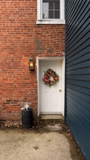 Warm evening massage room with the fireplace lit in Delmont